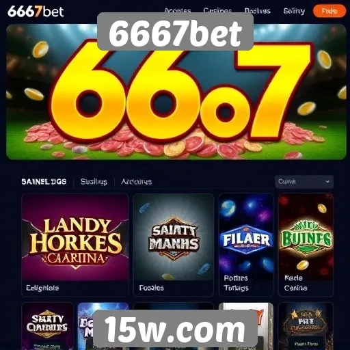 Jogos populares disponíveis no 6667bet